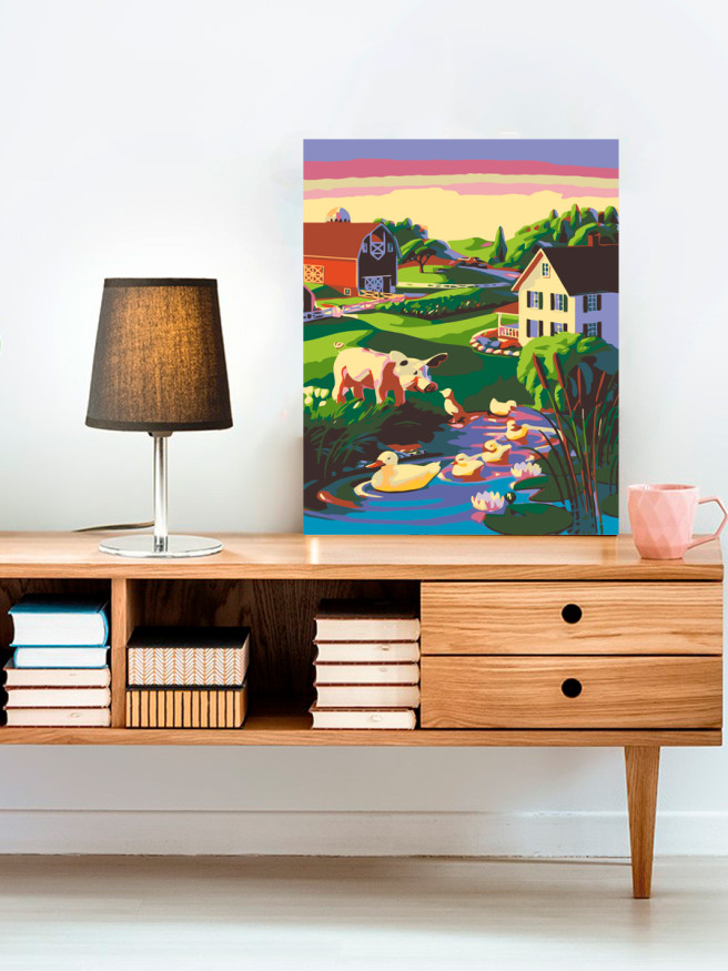 Картина по номерам &amp;quot;Весёлая ферма&amp;quot;