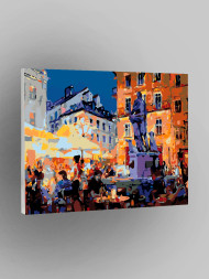 Картина по номерам &amp;quot;Центр города&amp;quot;