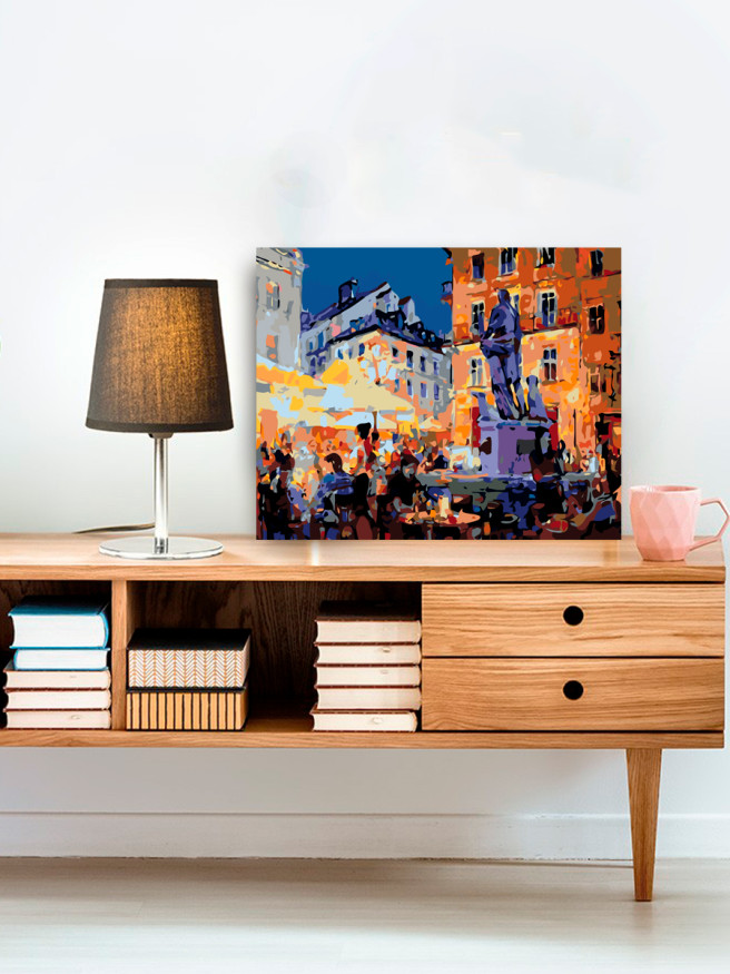 Картина по номерам &amp;quot;Центр города&amp;quot;