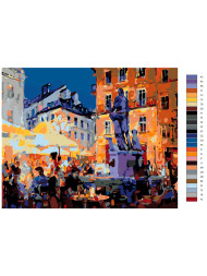 Картина по номерам &amp;quot;Центр города&amp;quot;