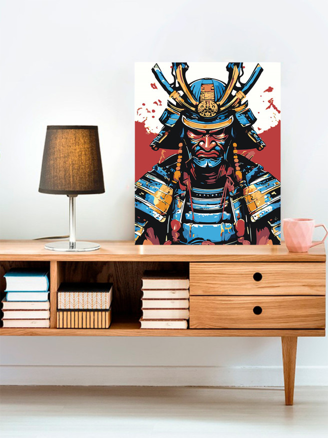 Raqamlar bo&amp;#039;yicha rasm &amp;quot;Xitoylik jangchi&amp;quot;