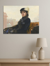 Постер на холсте "Крамской – Незнакомка"