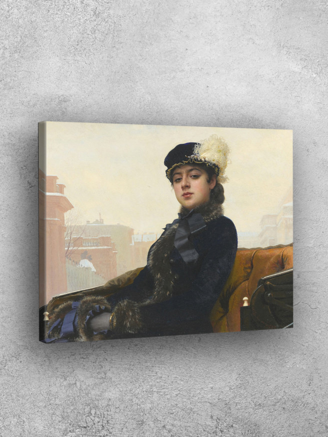 Постер на холсте &amp;quot;Крамской – Незнакомка&amp;quot;