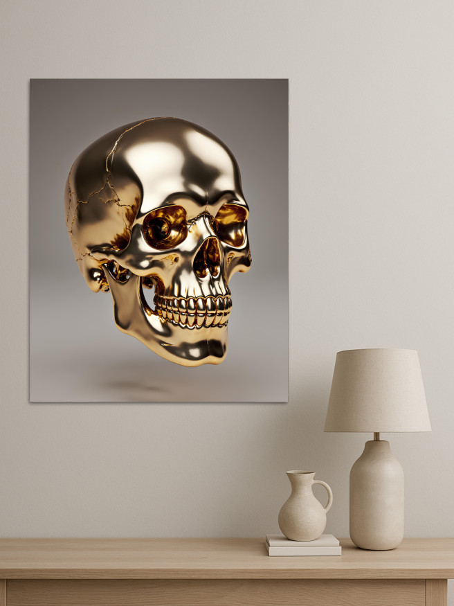 Holstga bosilgan poster &amp;quot;Oltin bosh suyak&amp;quot;