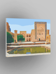 Raqamlar bo‘yicha rasm &quot;Buxoro. Me’moriy majmua&quot;