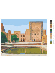 Raqamlar bo‘yicha rasm &quot;Buxoro. Me’moriy majmua&quot;