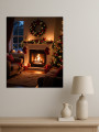 Постер на холсте &amp;quot;Уютный рождественский камин&amp;quot;