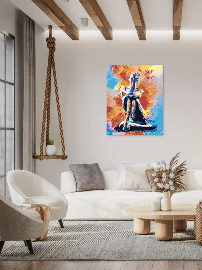 Raqamlar bo&amp;#039;yicha rasm &amp;quot;Rangli siluet&amp;quot;