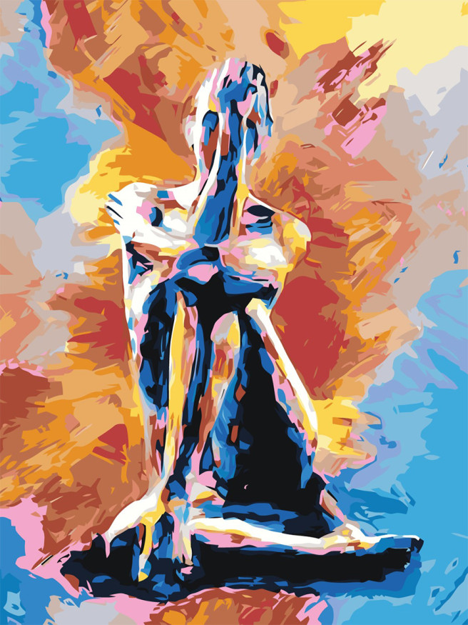 Raqamlar bo&amp;#039;yicha rasm &amp;quot;Rangli siluet&amp;quot;