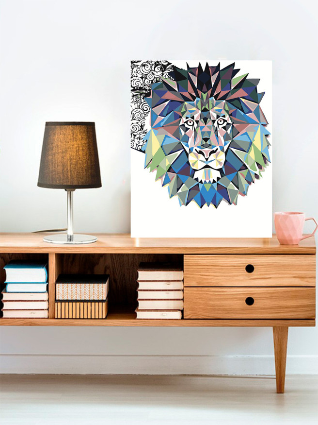 Raqamlar bo&amp;#039;yicha rasm &amp;quot;Sher&amp;quot;