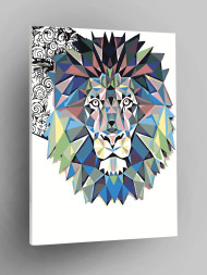 Raqamlar bo'yicha rasm "Sher"