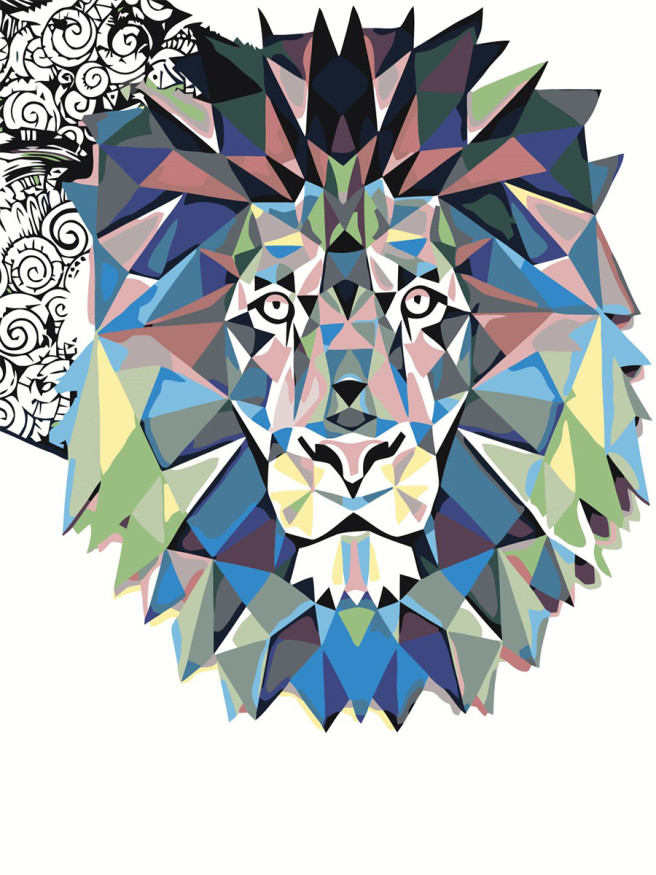 Raqamlar bo&amp;#039;yicha rasm &amp;quot;Sher&amp;quot;