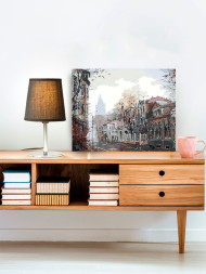 Raqamlar bo&#039;yicha rasm &quot;Kuzda shahar&quot;