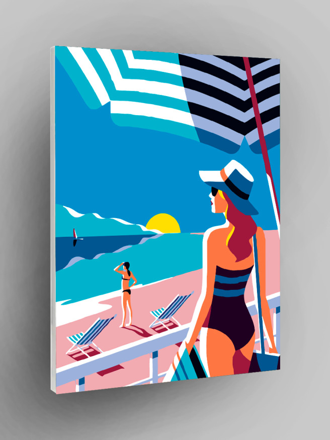 Картина по номерам &amp;quot;Курорт на море&amp;quot;