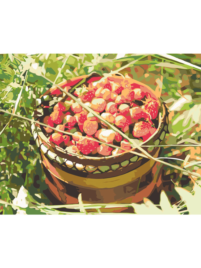 Картина по номерам &amp;quot;Сбор клубники&amp;quot;