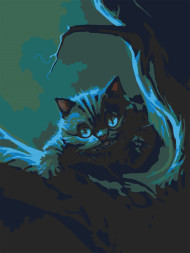 Картина по номерам &amp;quot;Котик на дереве&amp;quot;