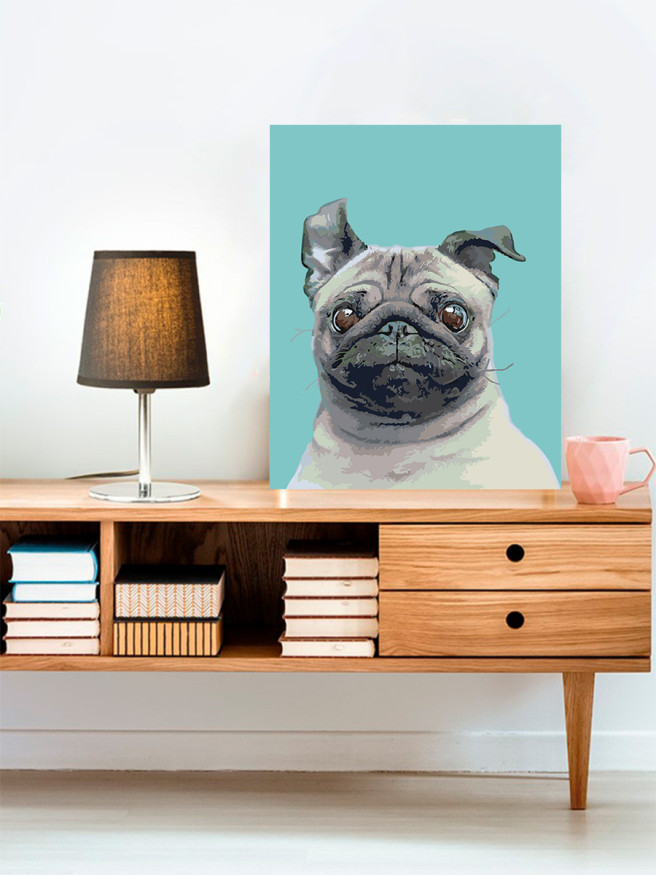 Raqamlar bo&amp;#039;yicha rasm &amp;quot;Kuchukcha&amp;quot;