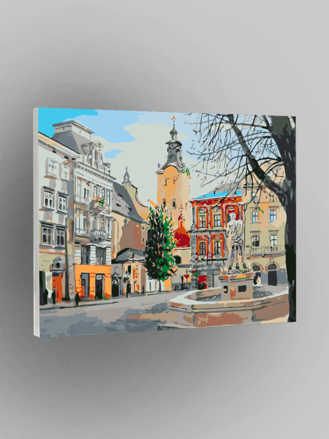 Картина по номерам &amp;quot;Центр города&amp;quot;