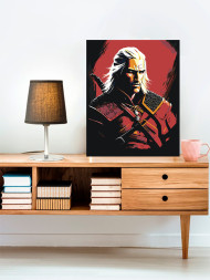 Raqamlar bo&#039;yicha rasm &quot;Qizil rangdagi jodugar&quot;