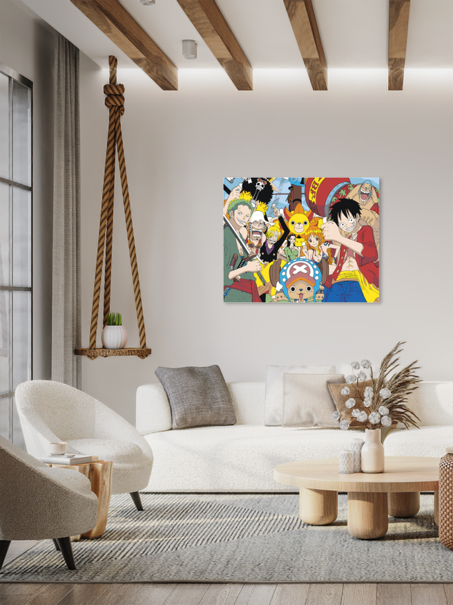 Картина по номерам &amp;quot;Команда Мугивары. Луффи&amp;quot;