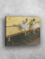 Постер на холсте "Дега – Танцовщицы у станка"