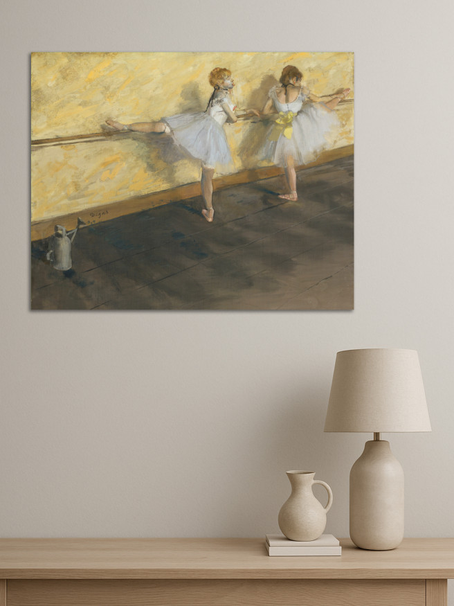 Постер на холсте &amp;quot;Дега – Танцовщицы у станка&amp;quot;