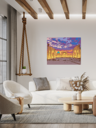 Raqamlar bo‘yicha rasm &quot;Samarqand. Kechki majmua&quot;