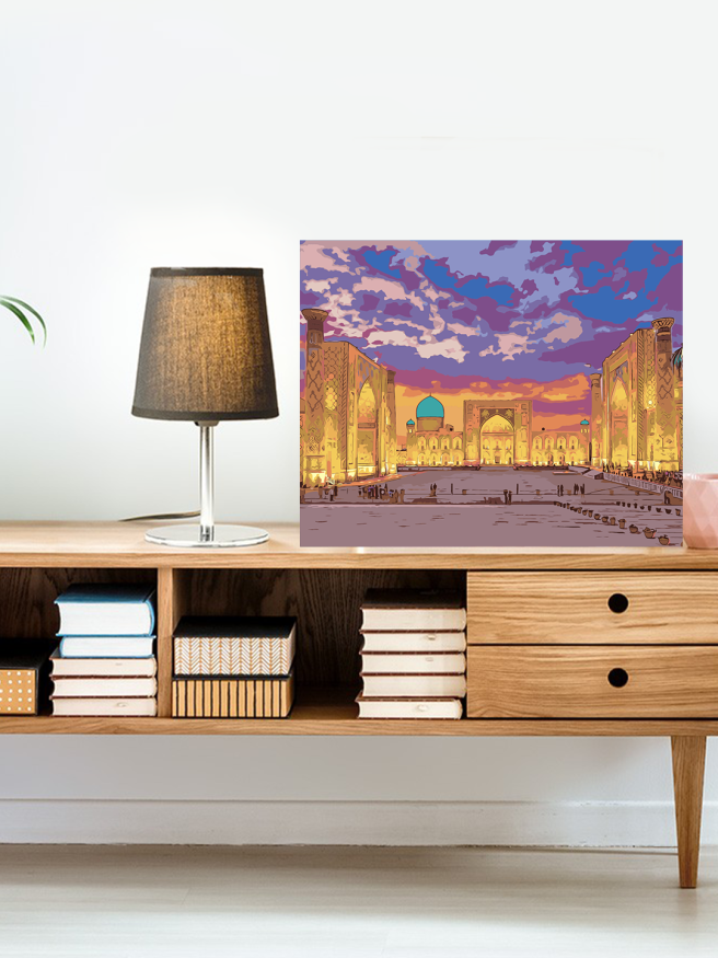 Картина по номерам &amp;quot;Самарканд. Вечерний ансамбль&amp;quot;