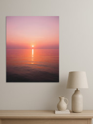 Постер на холсте &amp;quot;Закат над морем&amp;quot;
