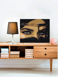 Raqamlar bo&#039;yicha rasm &quot;Sharq qizining ko&#039;rinishi&quot;