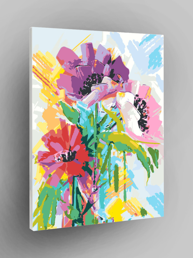 Raqamlar bo&amp;#039;yicha rasm &amp;quot;Lolalar&amp;quot;