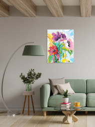 Raqamlar bo&#039;yicha rasm &quot;Lolalar&quot;