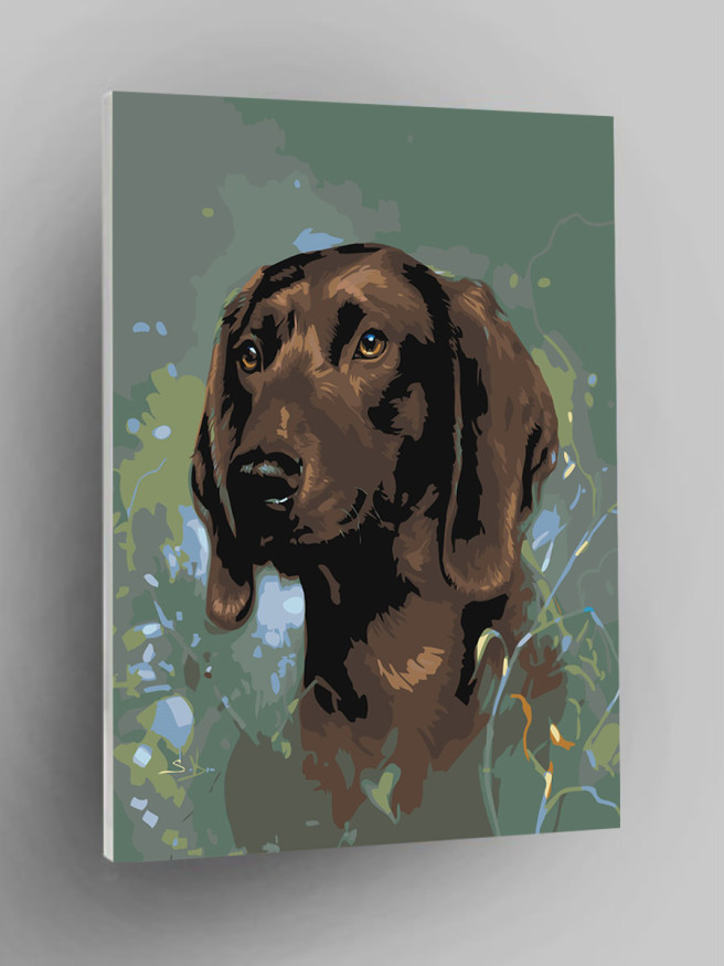 Raqamlar bo&amp;#039;yicha rasm &amp;quot;Mehribon it&amp;quot;