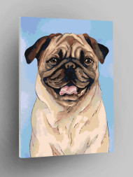 Raqamlar bo&#039;yicha rasm &quot;It&quot;