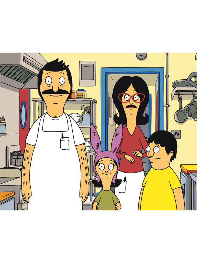 Картина по номерам &amp;quot;Мультсериал Закусочная Боба&amp;quot;