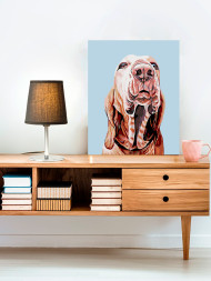 Raqamlar bo'yicha rasm "Brakko Italyano"