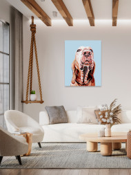 Raqamlar bo'yicha rasm "Brakko Italyano"