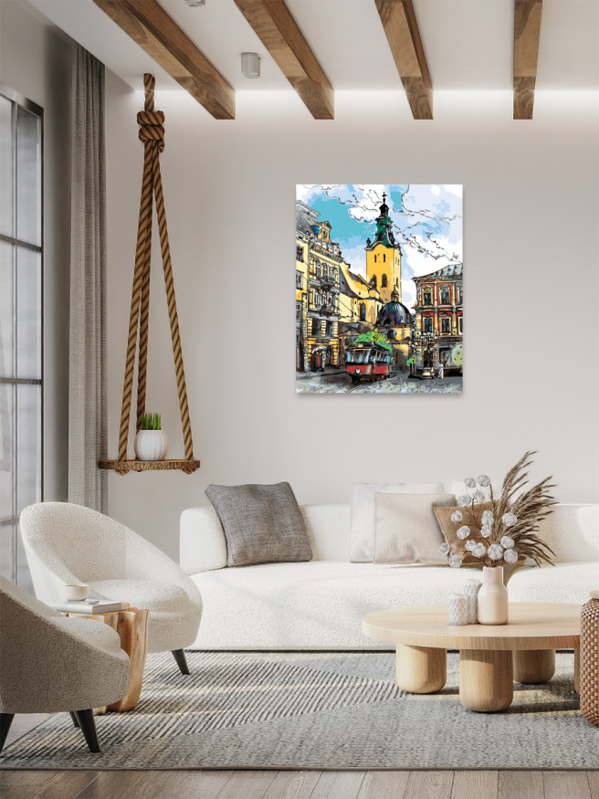 Картина по номерам &amp;quot;Тармвай&amp;quot;