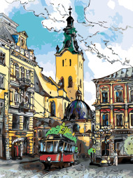 Картина по номерам &amp;quot;Тармвай&amp;quot;