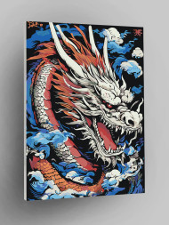 Raqamlar bo&#039;yicha rasm &quot;Qadimgi ajdaho&quot;