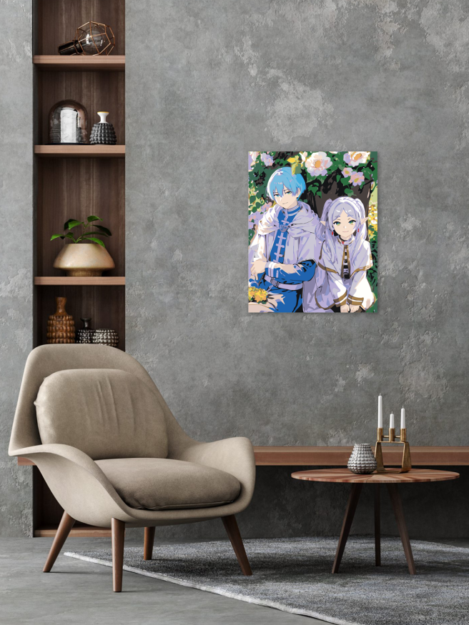 Картина по номерам &amp;quot;Фрирен и Химмель&amp;quot;