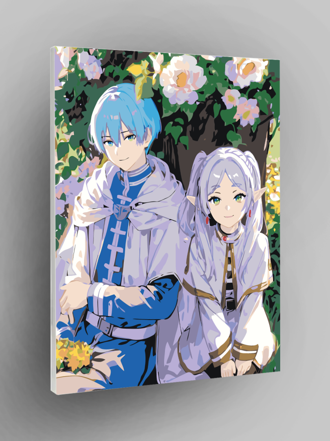 Картина по номерам &amp;quot;Фрирен и Химмель&amp;quot;