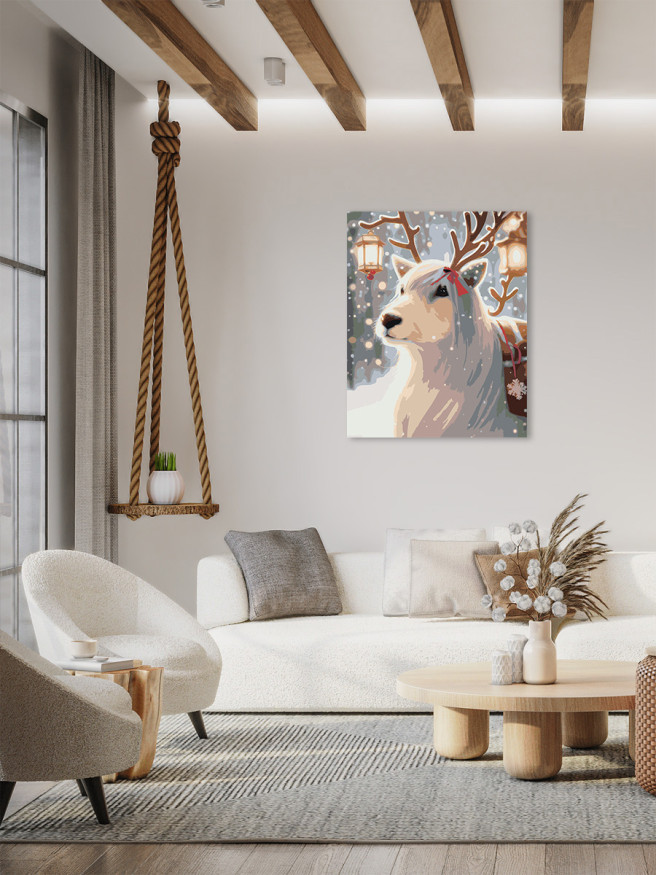 Raqamlar bo&amp;#039;yicha rasm &amp;quot;Maftunkor kiyik&amp;quot;