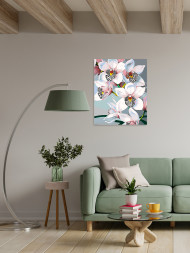 Картина по номерам &amp;quot;Белые орхидеи&amp;quot;