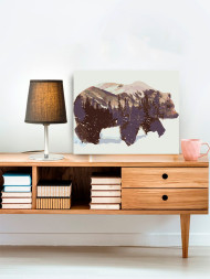 Raqamlar bo'yicha rasm "Ayiq"