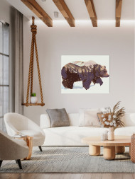 Raqamlar bo'yicha rasm "Ayiq"