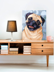 Raqamlar bo'yicha rasm "Yaxshi it"