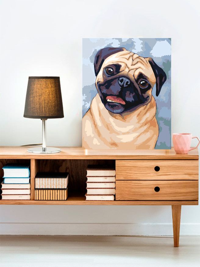 Raqamlar bo&amp;#039;yicha rasm &amp;quot;Yaxshi it&amp;quot;