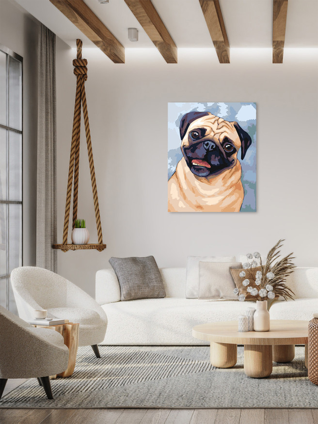 Raqamlar bo&amp;#039;yicha rasm &amp;quot;Yaxshi it&amp;quot;