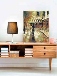 Картина по номерам &amp;quot;Пара под зонтом&amp;quot;